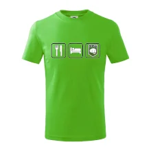 Eat sleep MMA v řádku