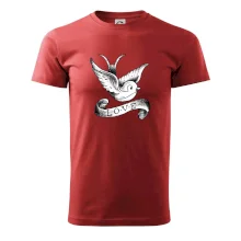 Love holubice - kreslená