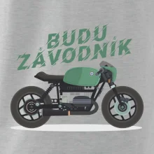 Budu závodník  zelený cafe racer