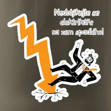 Nedotýkejte se elektrikáře na zem spadlého
