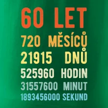 Narozeniny 60 přepočet času