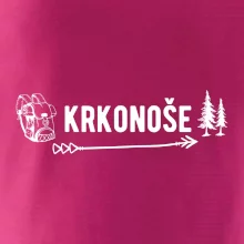Krkonoše nápis