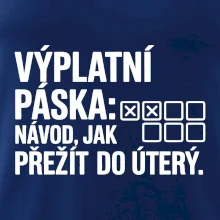 VÝPLATNÍ PÁSKA: Návod, jak přežít do úterý