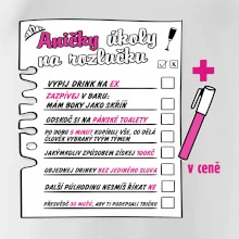 Triko na rozlučku s úkoly na předek pro nevěstu