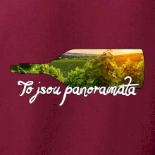 To jsou panoramata vinice