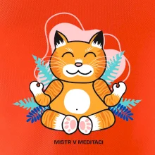 Kočka - mistr v meditaci (Pecka design)