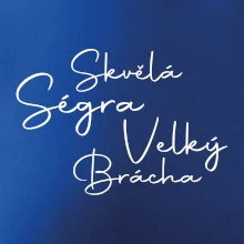 Velký brácha - nápis na zádech