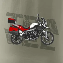 Cestovní enduro červená