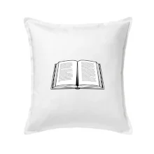 Kniha černobílá otevřená s textem