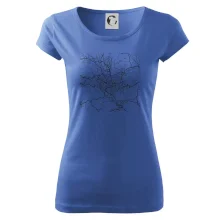 Mapy měst černobílé Jablonec nad Nisou