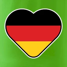Germany love velké - Německá vlajka Germany love velké - Německá vlajka