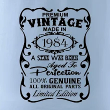 Vintage Etiketa - 1984