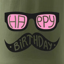 Mustache narozeniny - brýle