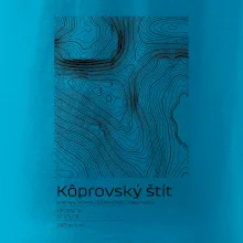 Kôprovský štít - vrstevnice v obdélníku