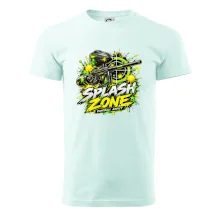 Neonový zásah splash zone paintball