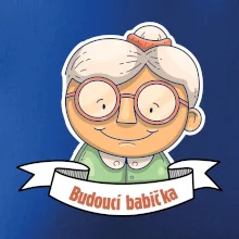 Budoucí babička kreslená