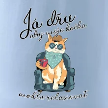 Já dřu, aby moje kočka mohla relaxovat
