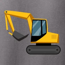 Bagr bez nápisu  z boku