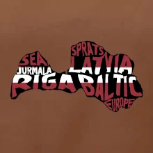 Mapy - názvy měst - Lotyšsko