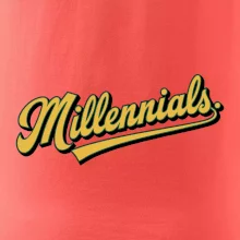 Generace Y - Millennials žlutý nápis