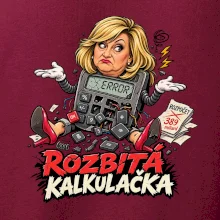 Alenka - rozbitá kalkulačka