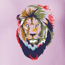 Hlava lva kreslená jednoduchá