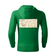 Mapa Báňské dráhy z Moravské Ostravy do Doubravy