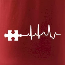 EKG puzzle rozpojené