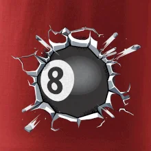 Kulečníková koule v triku