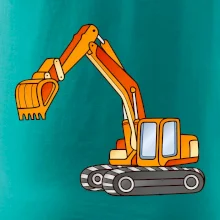 Bagr bez nápisu oranžový