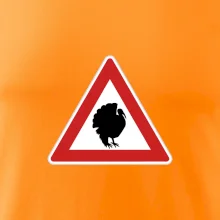 Dopravní značka - krocan