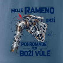 Badminton rameno drží boží vůle