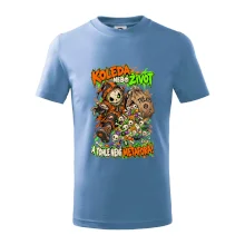 Halloweenský koledník s pytlem strašidelných sladkostí