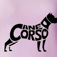 Cane corso nápis v těle