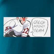 Czech hockey team animovaná postava