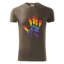 LGBT hand print