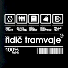 Čárový kód Řidič tramvaje