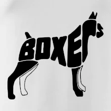 Boxer nápis v těle Boxer nápis v těle