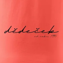 Psací nápis dědeček s ročníkem