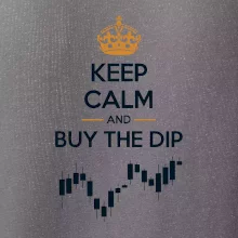 Keep Calm and Buy the Dip - koruna  a graf