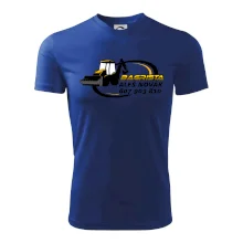 Bagrista v kruhu - vlastní nápis