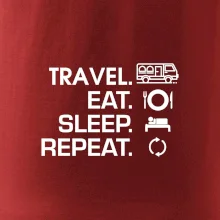 Eat sleep travel - Van