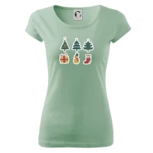 Vánoční sada - stromky a dárky