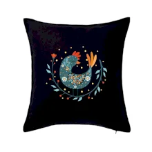 Folklor - slepice s kopretinou