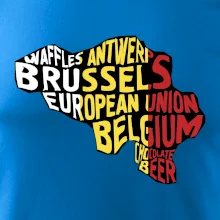 Mapy - názvy měst - Belgie