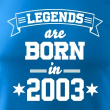 Legends are born in 2003