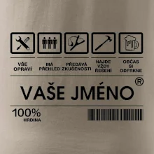 Vaše jméno - čárový kód