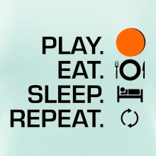 Hokejbal - Play eat sleep repeat