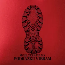 Moje terapie má podrážku Vibram
