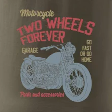 Two wheels forever go fast
